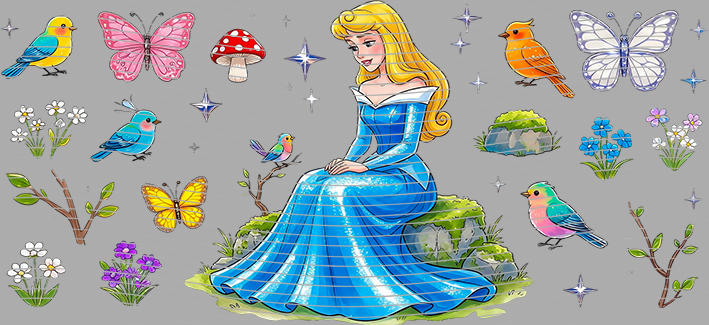 16oz Disney style-D-3152